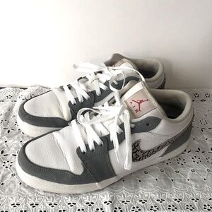 Air Jordan 1 V.2 Low Leather ‘White Cool Grey’ - 584794 105
